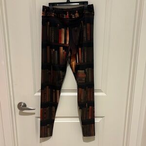 Book Print Leggings